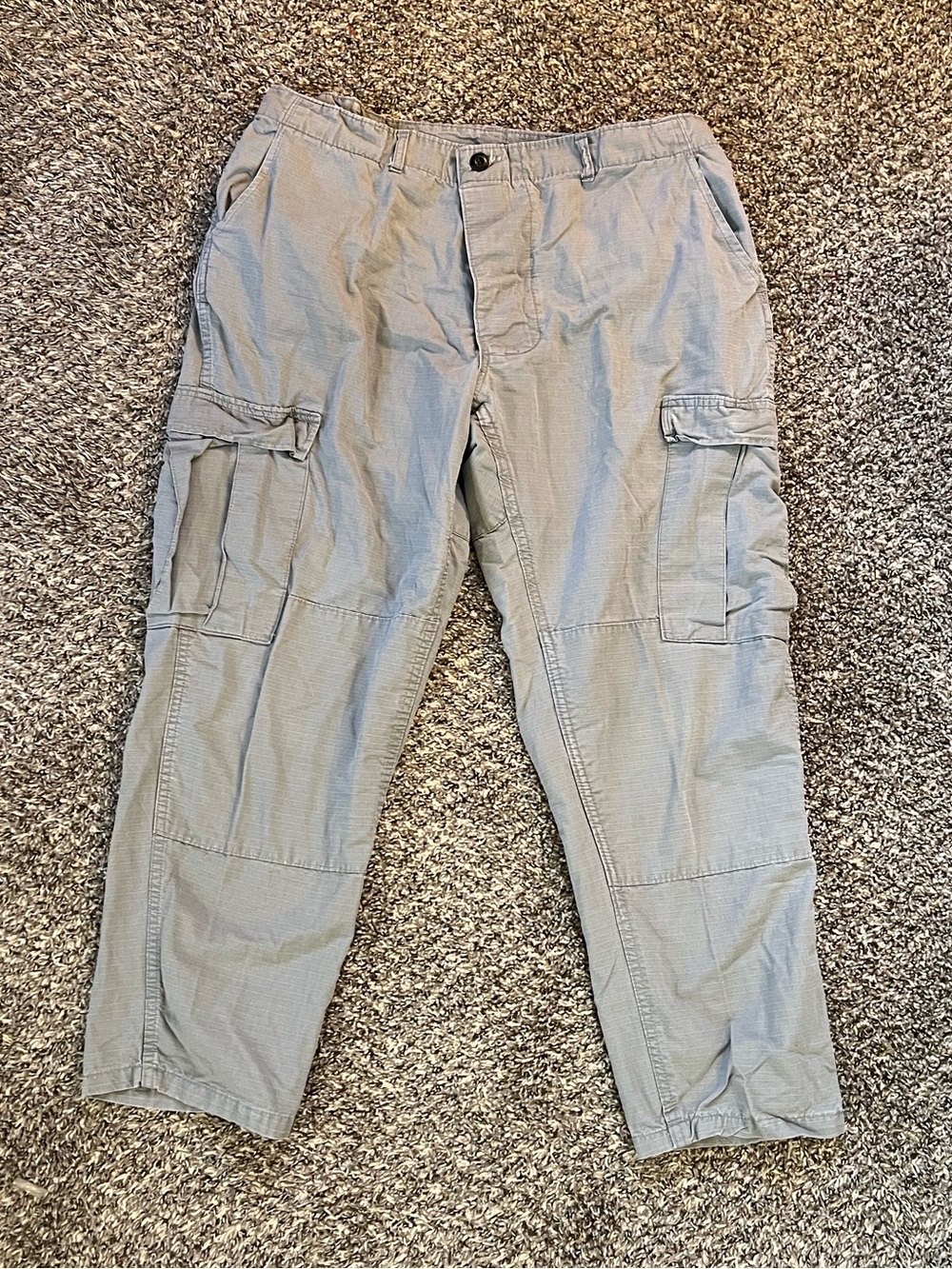 Vintage Atlanco gray combat cargo trousers outdoor utility tactical grunge